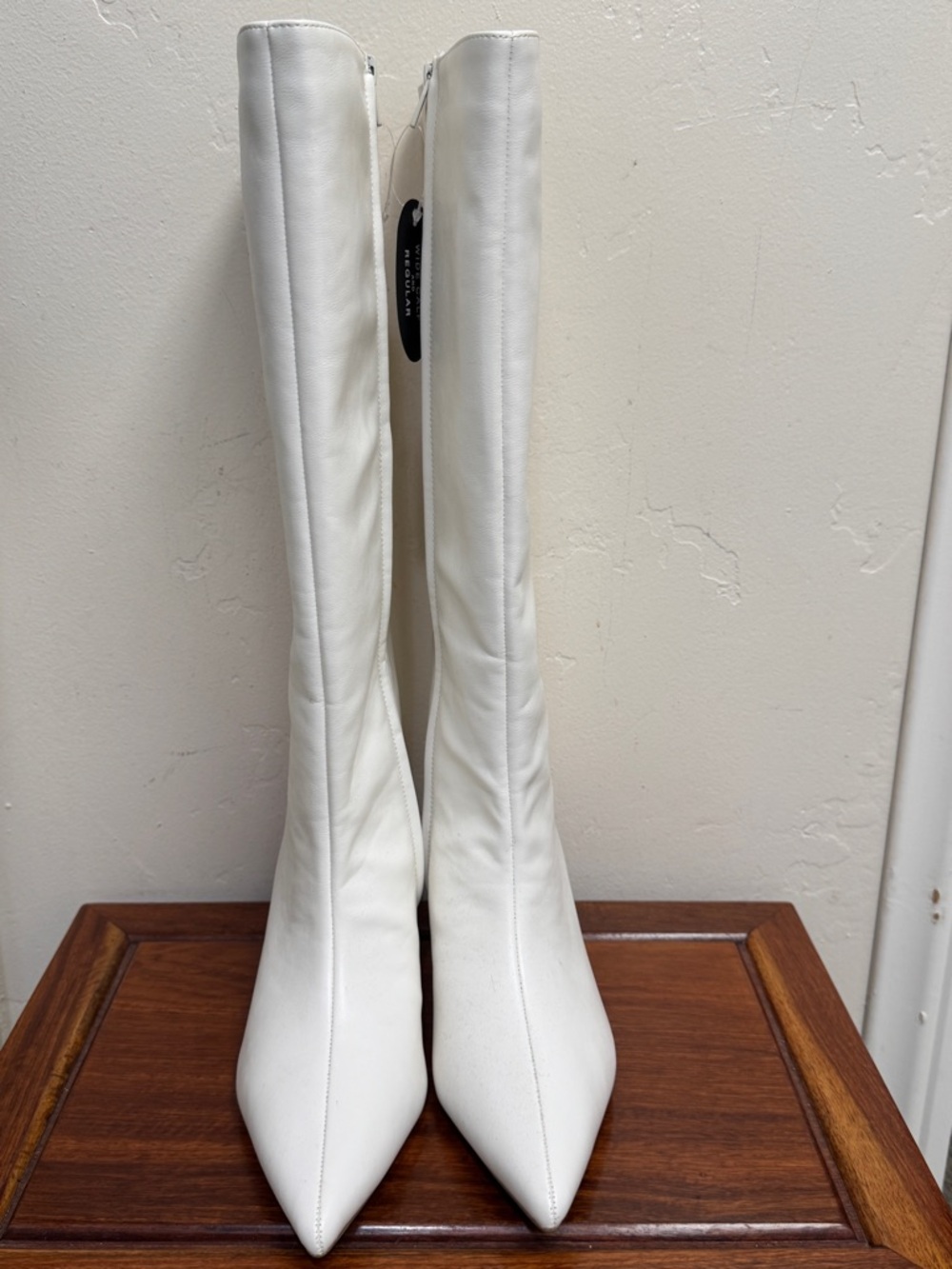 On 34th Women White Rachelle Stovepipe Knee-High Boots Shoes Size 8M